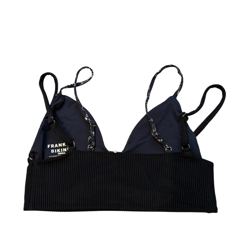 Frankies Bikinis Bellamy Ribbed Bandana Bikini Top in Dixie, Sz S - Picture 8 of 16